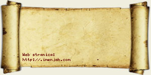 Jasmina Kliska vizit kartica